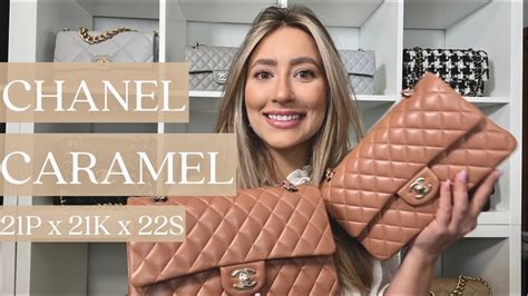 chanel caramel bag|Chanel 22 bag sizes.